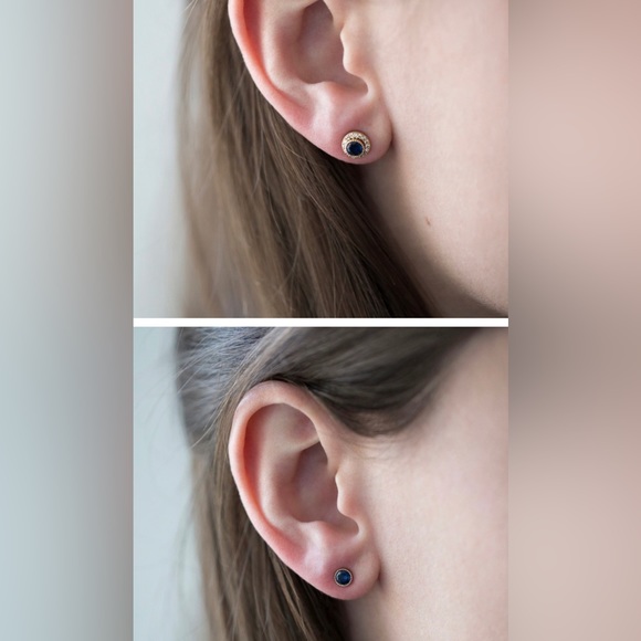 Chloe + Isabel September Sapphire Earrings - Picture 4 of 4